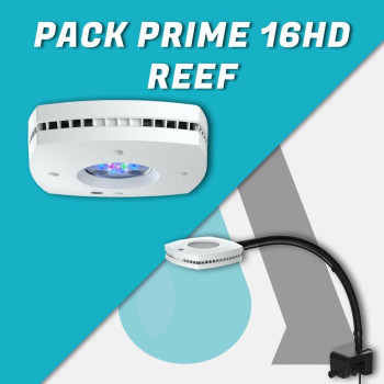 Prime Pack 16HD Reef White for saltwater aquarium with 12&rdquo; stand - AquaIllumination
